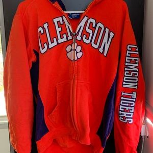 champion clemson zip-up